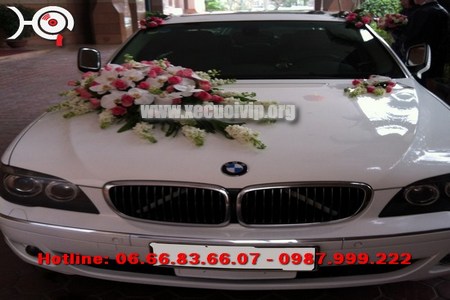 Cho Thuê Xe Cưới BMW 750Li Màu Trắng