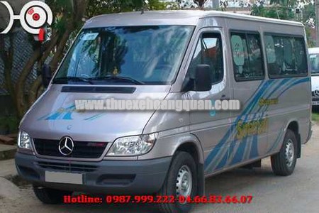 Hoàng Quân cho thuê xe Mercedes Sprinter 16 chỗ