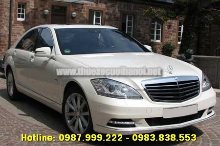 Cho thuê xe cưới Mercedes S400 tại Hà Nội