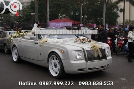 Cho Thuê Xe Cưới Rolls Royce Phantom tại hà nội