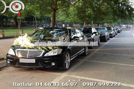 Cho thuê xe cưới Mercedes S550 tại Hà Nội