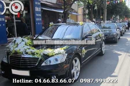 Cho thuê xe cưới Mercedes S63 AMG